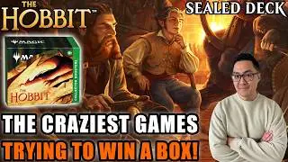 The Craziest Games Trying To Win A Box! | The Hobbit Sealed Deck | Arena Direct | MTG Arena