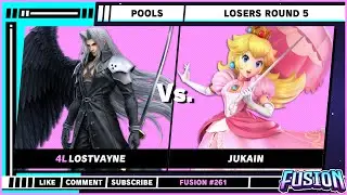 Fusion 261 - Losers Round 5 - LostVayne (Sephiroth) VS Jukain (Peach) - Super Smash Bros. Ultimate
