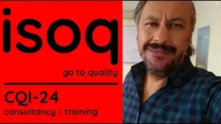 CQI-24 - ISOQ Danışmanlık Eğitim - ISOQ Consulting Training - www.isoqdanismanlikegitim.com