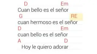 cuan bello es el Señor cifrados piano