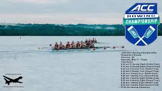 2025 ACC Rowing Championship Events in Clemson SC