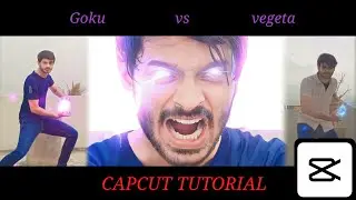 Goku vs Vegeta VFX Capcut Tutorial ❤️‍🔥😈 | Kamehameha vs Galick gun 💜