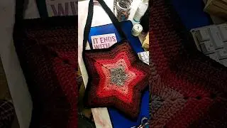 yess i did it made another star bag! #crochetstarbag #crochetpatterns #crochet