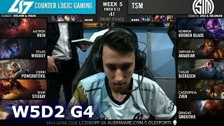 CLG vs TSM | Week 5 Day 2 S9 LCS Summer 2019 | TSM vs CLG W5D2