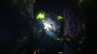 Gliding Through the Starry Sky | Dreamlike Space Journey | 4K Cosmic Visuals 🌌✨ #shorts #space