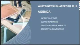 SharePoint 2016 Tutorial: MVP Discussion & Preview of SharePoint 2016
