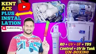 Clean Drinking Water  Purifier Installation||Easy Process Aquaguard Installation||Kent Ace Plus