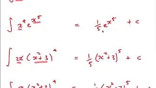 Integration by Inspection (Guess and Check) IB Standard Level Past Paper Questions