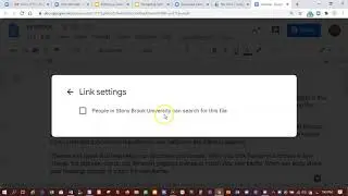 Google Drive:  Sharing with Specific People and Making Sure the Document isn't Searchable by Anyone