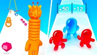 Long Neck Run VS Join Blob Clash 3D - Max Level&rsquo;s Gameplay Walkthrough (Android,iOS) NEW UPDATE Ep 1