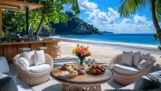 Tropical Azure Mood 🌴 Latin Bossa Nova for Calm Productivity