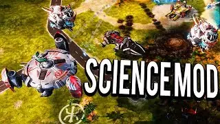 LEVIATHANS AND DRONE AIR FORCES - RED ALERT 3 SCIENCE MOD