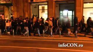 Proteste Bucuresti: Agenti infiltrandu-se intre studenti si protestari (15.01.2012)