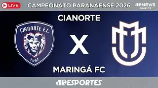 Cianorte 3x3 Maringá FC 07/01/2026 CAMPEONATO PARANAENSE