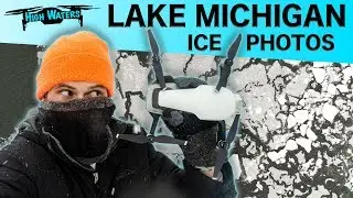 Taking Drone Photos of Lake Michigan in FRIGID CONDITIONS!