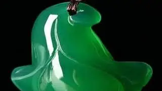 Natural Green Chalcedony Hand-carved Magnolia Flower Pendant Fashion Boutique Jewelry Men and Women