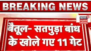 Betul Rain News : Satpura Dam के खोले गए 11 गेट, निचले इलाकों में Alert जारी | MP News | Latest News