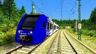 Le&acute;s Play TSClassic Regionalbahn Kelsterbach Frankfurt(Main)HBF VT648 Vlexx
