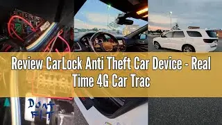 Review CarLock Anti Theft Car Device - Real Time 4G Car Tracker & Car Alarm. Comes with Device & Pho