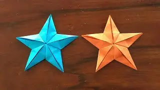Cách Gấp Ngôi Sao 5 Cánh Dễ Dàng - Thùy Trang Handmade