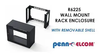 Convertible Wall Mount Rack With Removable Shell - R6225 | Penn Elcom