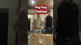 Ping Pong Challange 🏓 #challenge #competition #friends #pingpong