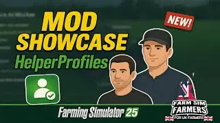 Mod Showcase: HelperProfiles | FS25 | Custom AI Worker Profiles