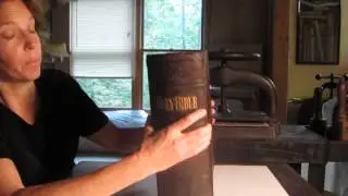 Part 2:  19th C. Hierloom Bible - Book Conservation -