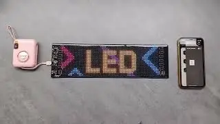 LED Sign Matrix Pixel Panel Scrolling Bright Led Eyes For Truck Signboard