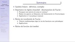 Electrocinétique : fonction de transfert et filtrage 0 : introduction