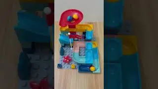 Oddly Satisfying Build and Sound 🌀🔵🟡🔴 Marble Run Race ASMR