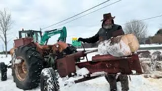 Bucking#Splitting#davidBrown#Firewood#MS261