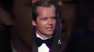 Jack Nicholson&rsquo;s Best Actor acceptance speech for Cuckoo&rsquo;s Nest 🎥❤️ #jacknicholson #oscars
