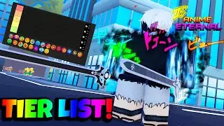 AS MELHORES GAMEPASS DO ANIME ETERNAL TIER LIST COMPLETA!