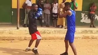 Light sp&aring;rring kolade vs wasiu #fypシ゚viralシ #boxingday2023 #boxingworldwide #sport