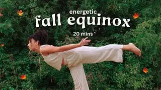 fall equinox yoga ⚘ 20 mins ritual flow for transition + reset