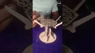 DIY Majestic Vintage Wooden Fruit Basket Vase | Laser Cut 5-Min Craft