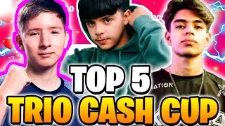 JELTY AND SNACKY VS ALLIEGE in the TRIO CASH CUP 🏆 THE NEW MEXICAN TRIO FOR THE FNCS 🔥 TOP 5 SUMMARY