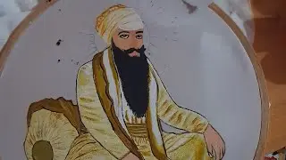 Guru Ram Das Ji Painting Live🎨|4th Sikh Guru | Waheguru Ji Live #LivePainting #livestreame #waheguru