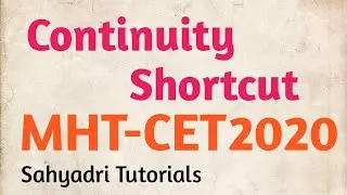 MHT-CET | Continuity Shortcuts