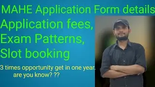 Manipal University Application Form details