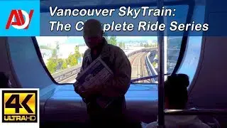 Vancouver SKYTRAIN: A DIFFERENT VIEW, Canada Line Inbound, Brighouse to Bridgeport - 4K
