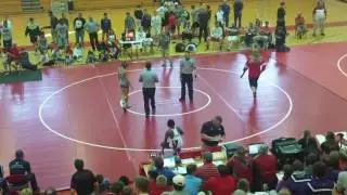 Bryce Davis (GA) vs Jahvar Lewis Woodland Archer Takedown Championships Dec 2015