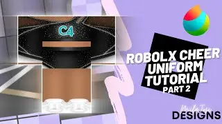 How To Make an Allstar Cheer Uniform On Roblox! // Medibang Tutorial (Part 2)