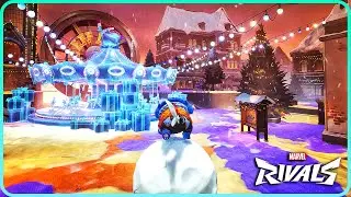 Jeff's Winter Splash Festival - All Classes Gameplay Marvel Rivals