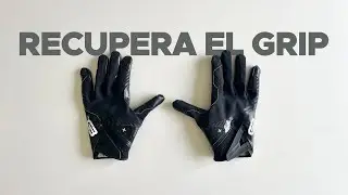 Recupera el grip de tus guantes de football americano
