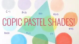 PASTEL COPIC COLOURS - Cult Pens art haul - good starter pastel shades!