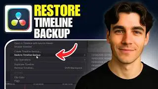 How To Restore Timeline Backup In DaVinci Resolve (Tutorial 2026)