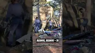 Bizarre, bizarre - 7a - Cuisini&egrave;re #bouldering #fontainebleau #climbing #font
