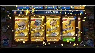 Solid Gold Packs, Diamond Spin, Cash Pack & Booster Pack! Jurassic World The Game| R #282